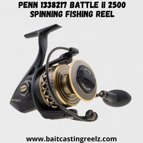 PENN 1338217 Battle II 2500 Spinning Fishing Reel