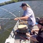fishing with spinning reel