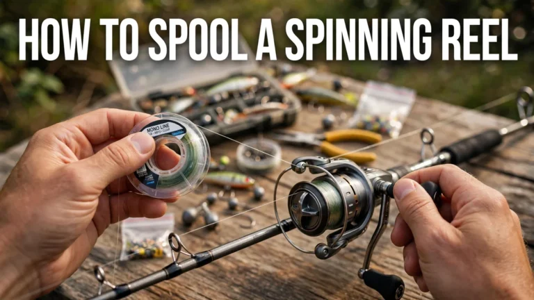 how to spool a spinning reel